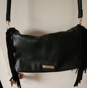 Black side fringe Bag